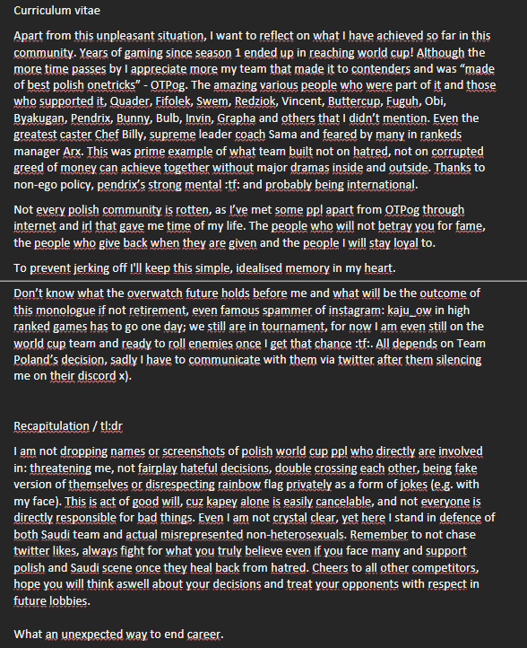 Kaju_ow's tweet image. Truth about Team Poland and addressing problem of Overwatch World Cup players hating on Saudis

#OWWC2023