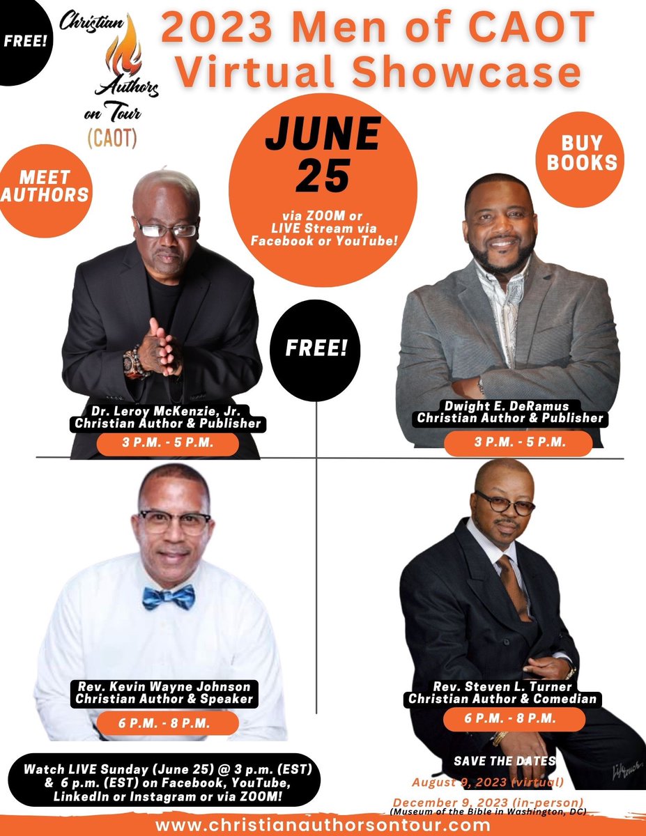 This afternoon and evening, 4 Christian authors are thrilled to share our stories about writing, publishing, marketing, and persistence over the years. Join in on the discussion and interactive conversation as we answer your questions and impart wisdom on how to get published.