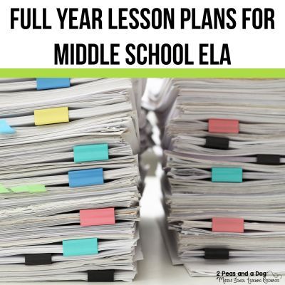 Check out these full year lesson plans for middle school ELA. bit.ly/43gA1t3 #englishlanguagearts #literacy #2ndaryELA #middleschoolteacher #englishteacher #writing