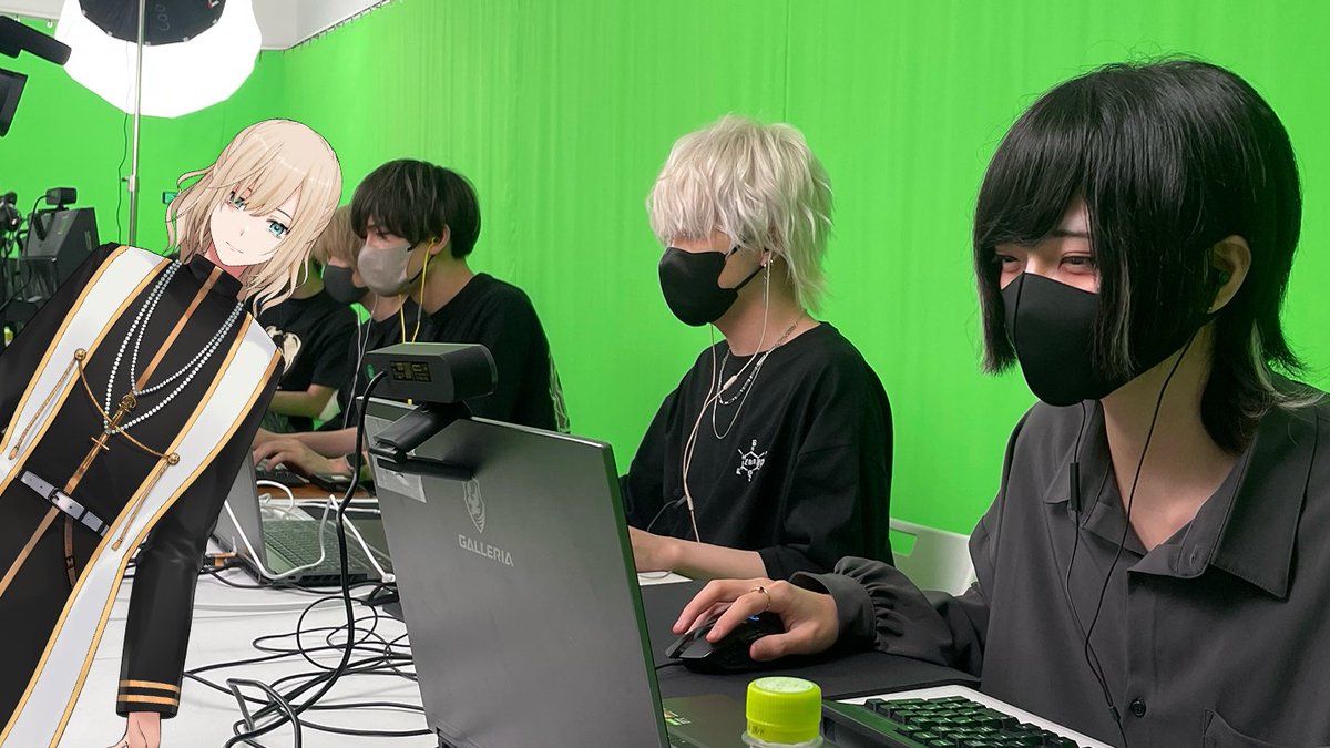 これはさっきツイートしたやつの収録風景！！！ 俺クソねむそうで笑うWWWWW