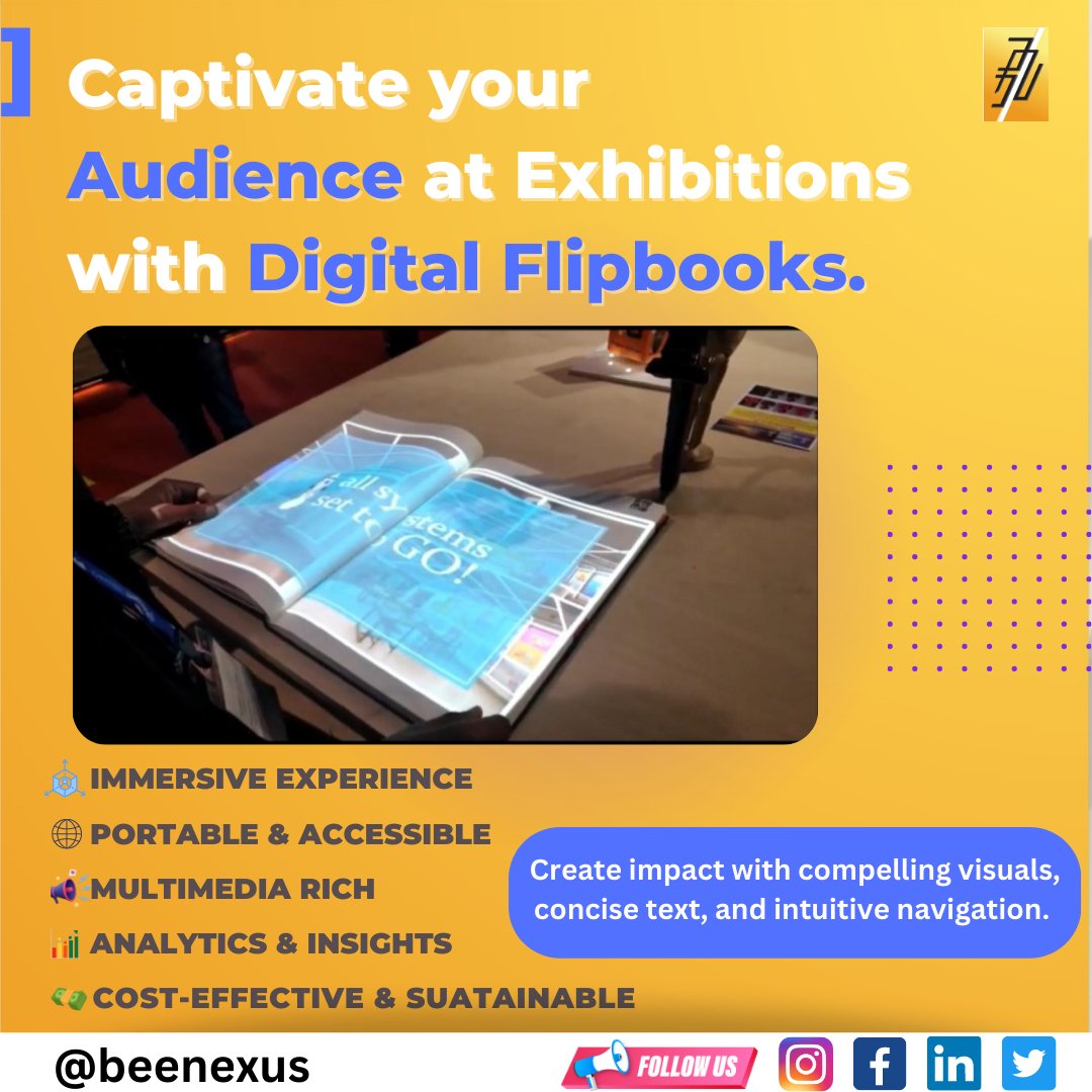 beenexus_in's tweet photo. 📢 Elevate your offline marketing game with digital flipbooks - the immersive experience that will captivate your audience and leave a lasting impact. 📚💥 

#DigitalFlipbooks #OfflineMarketing #ImmersiveExperience #beenexus https://t.co/k74hVMK4sR