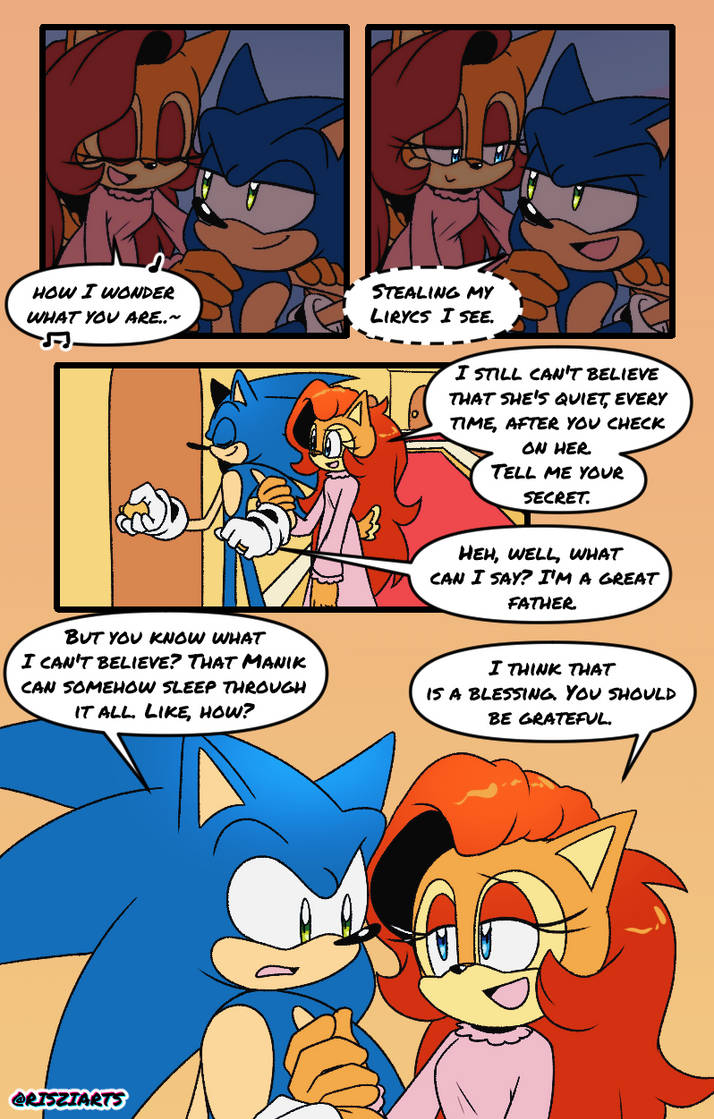 Parenthood
#Sonally 
#SonicTheHedgehog 
#SonicAU