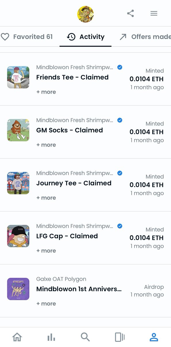 Fandhi66060300's tweet photo. Just claimed my #shrimpwear @MindblowonNFT! Just nice that I need wardrobe makeover. Thanks @ellyoyeah and @0xBetta making it to be able to mint on mobile❤️❤️ https://t.co/PgWD6hVzOp