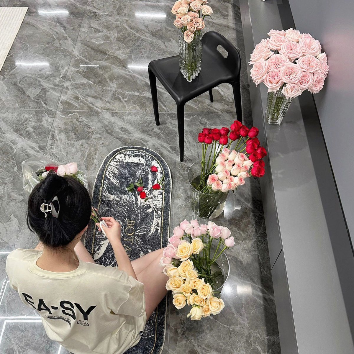 datemadd's tweet image. Flower decoration from the holiday☺️