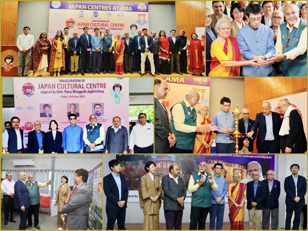 <a href="/CGOJMumbai/">Consulate-General of Japan in Mumbai</a> <a href="/IndoJapanGujrat/">Indo-Japan Friendship Association, Gujarat</a> <a href="/ama_ahmedabad/">Ahmedabad Management Association</a> <a href="/JapanCentreAMA/">JapanCentreAMA</a> <a href="/ZenKaizenAMA/">ZenKaizen</a> <a href="/Canon_India/">CANON India</a> 
#IndoJapanFotoFest to Commemorate the 2nd Anniversary of #ZenKaizen !
FotoFest Exhibition &amp; Japan Cultural Centre at AMA inaugurated by Consul General of Japan in Mumbai  Dr Yasukata Fukahori!