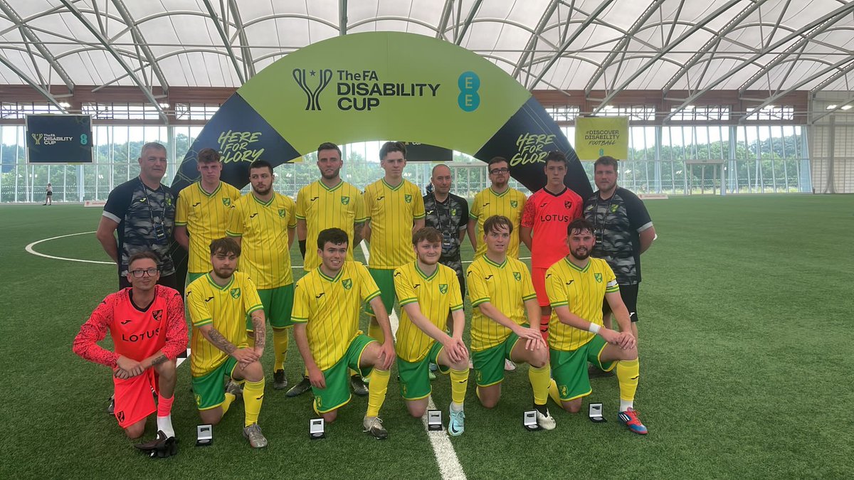 Our 2023 #fadisabilitycup  #WINNERS @NEYorksCP  🏆

Commiserations to @NorwichCityCSF, they gave it all they had and should be proud of getting this far!! 🤛🤛

@btsport - thank you for the coverage
@FA - thank you for another CP event

#paralions #football #cerebralpalsy