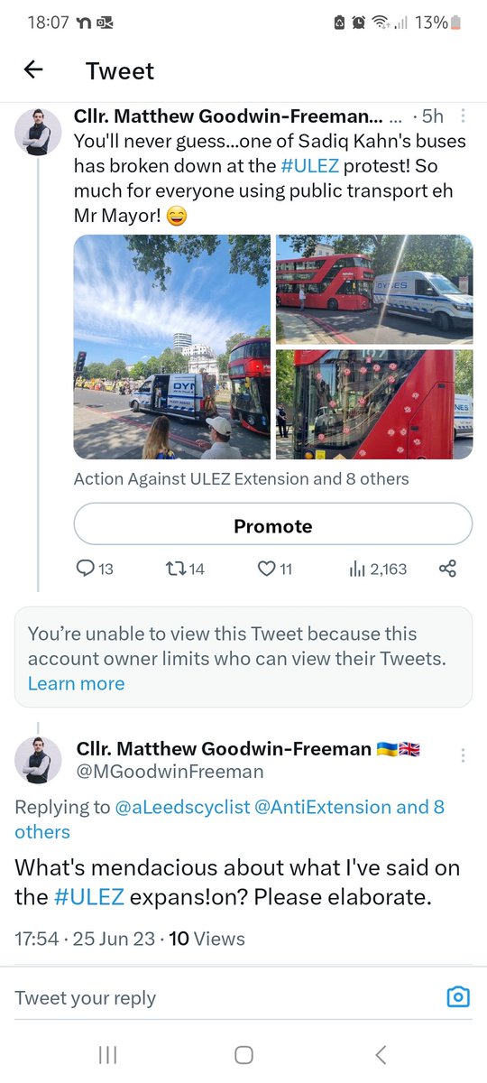 MGoodwinFreeman's tweet photo. Come on @aleedscyclist π€·ββοΈ You can't comment on a post and then block me for asking you to elaborate with some evidence π€£ #TrollRun2023 https://t.co/JlUSDWNarF