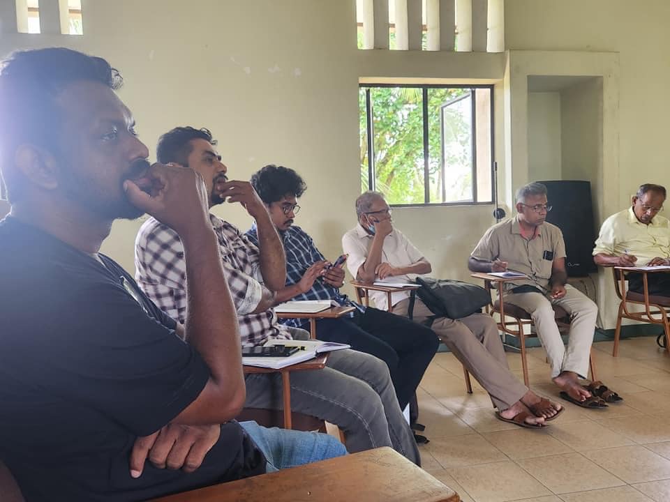 MPCSriLanka's tweet photo. We held the 2nd of the series of #NationalQuestion discussions on the 24th. Members presented their current positions as individuals &amp; organizations. We initiated the discussion on how we can stand in solidarity with the issues minority communities face today.

#lka #SriLanka https://t.co/GiCJI0vL79