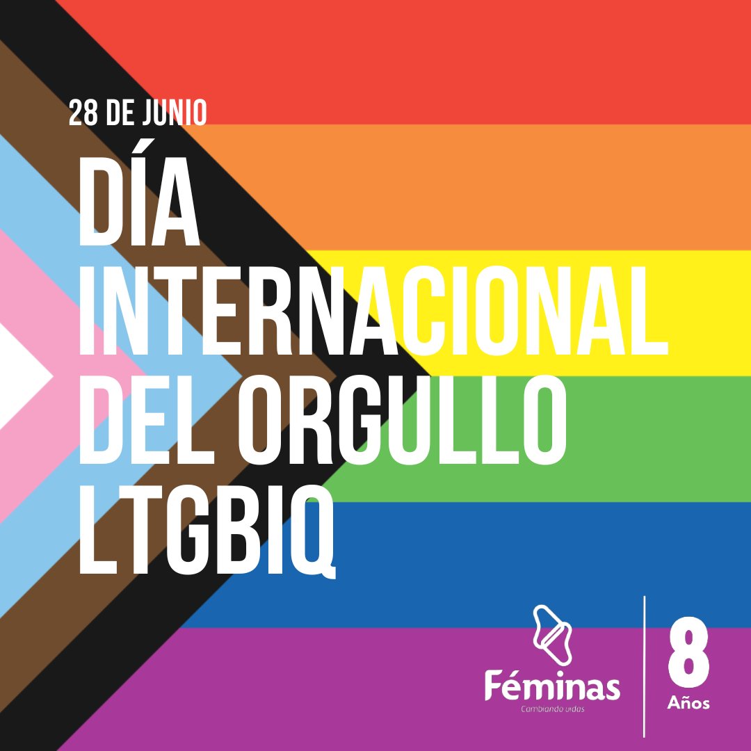 #28deJunio: 🏳️‍⚧️🏳️‍🌈Día internacional del Orgullo LTGBIQ+
#TodasSomosFeminas #Orgullo2023 #OrgulloLGBTI