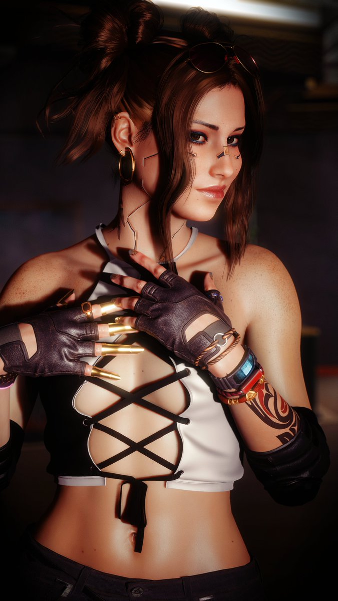 Cute top by <a href="/VeegeeAlvarez/">Veegee·Alvarez</a> 🖤🤍
#Cyberpunk2077 #VirtualPhotography