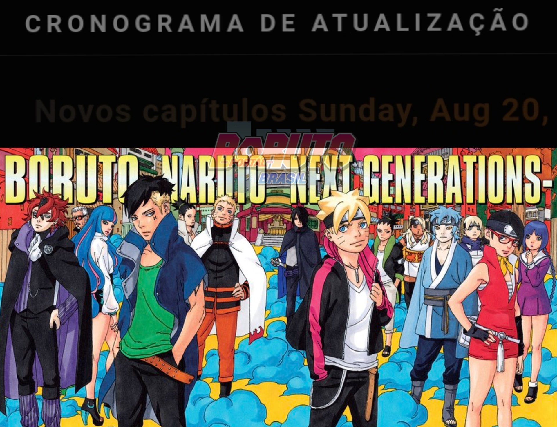 Cronograma de Fevereiro - Boruto