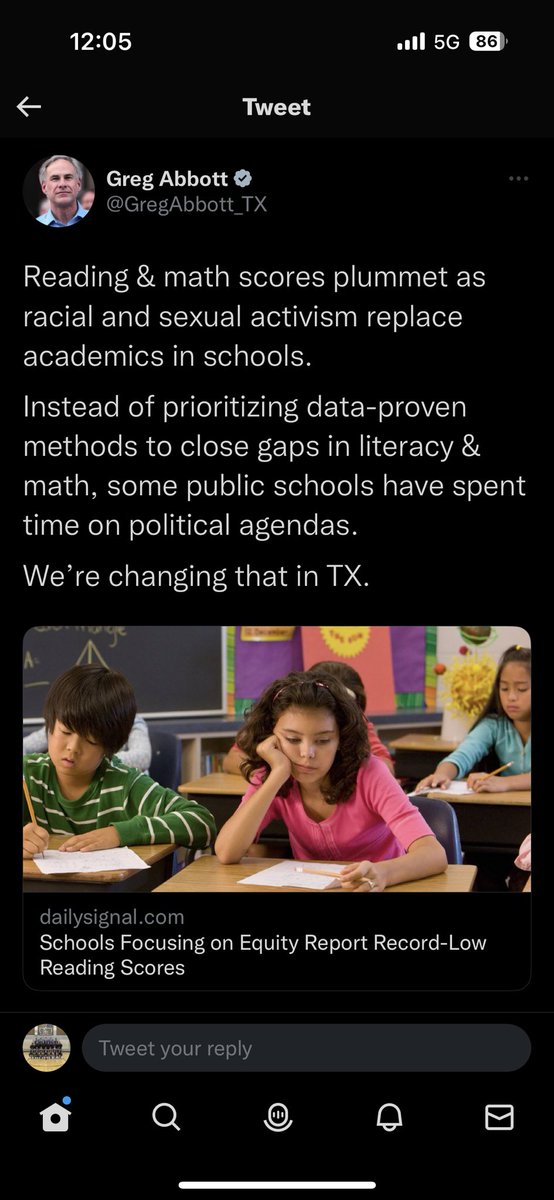 Such false information to confuse &amp; incite the public. How in the world do politicians even sleep at night with such negative misinformation. Come on <a href="/GregAbbott_TX/">Greg Abbott</a> you are supposed to be a legit leader and not a conspiracy theorist. Lead the right way &amp; support Public Ed!