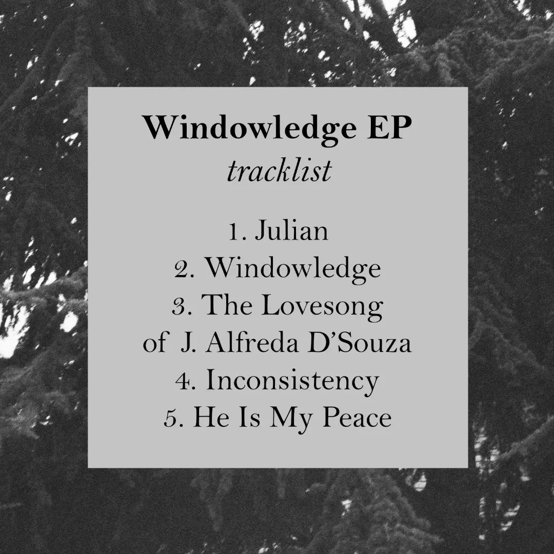 Freda D'Souza's debut EP is officially out this coming Wednesday 28th June ✨️ can't wait for you to hear these five incredible songs in their entirety!

Pre-order now, or stream/download from Weds onwards: fredadsouza.bandcamp.com/album/windowle…