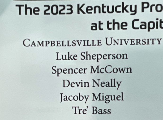 My brothers and I made the 2023 All Commonwealth Team for the KY Pro Football Hall of Fame.