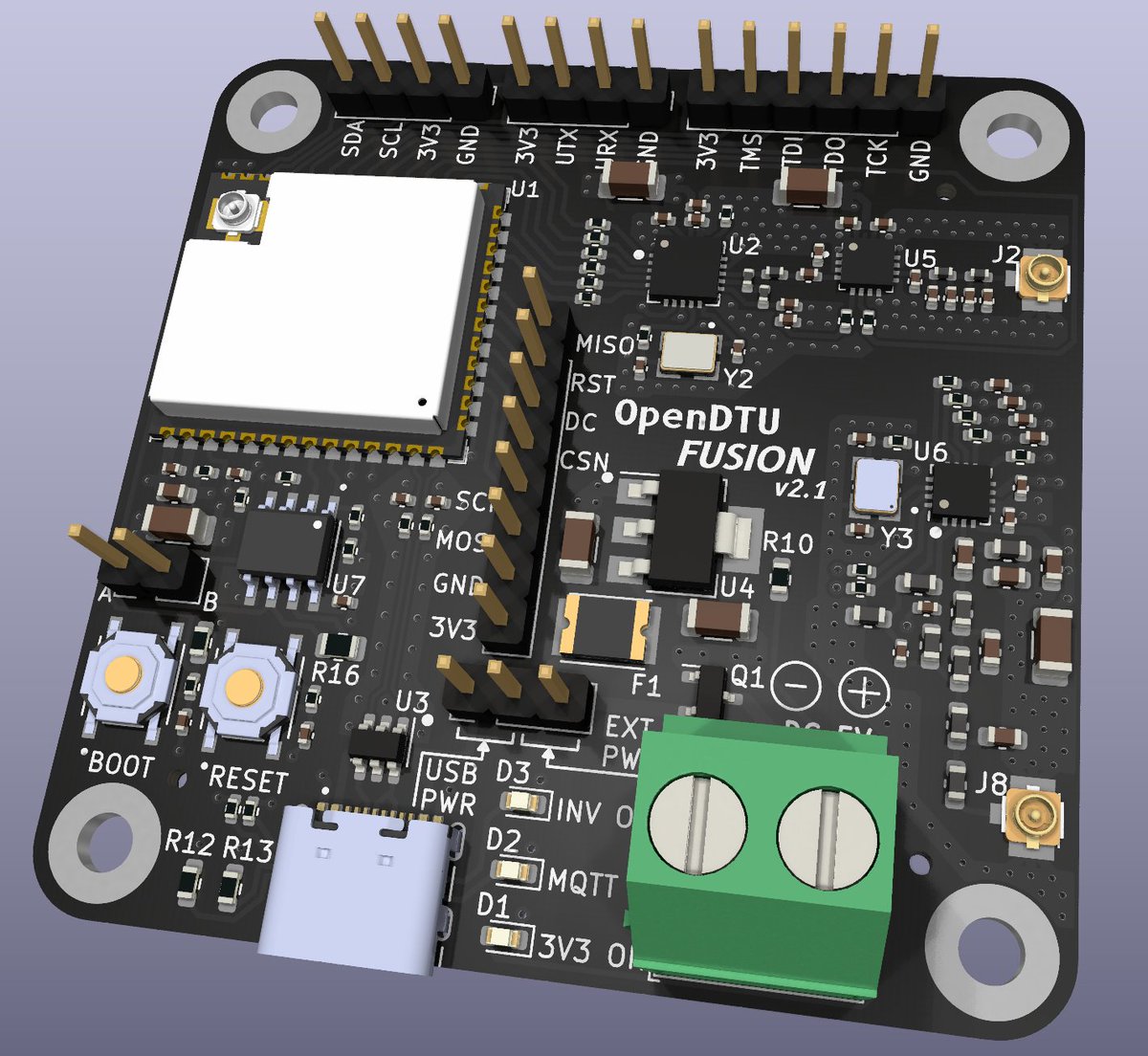 Kurz in eigener Sache:
Wer ein Balkonkraftwerk/Solaranlage mit Hoymiles (HM/HMS/HMT) oder manchen TSUN Wechselrichtern betreibt und eine "China-Cloud-freie" Möglichkeit zur Smart-Home oder Nulleinspeisung haben will:
Das OpenDTUFusion-Board aus meiner Feder ist jetzt verfügbar!
