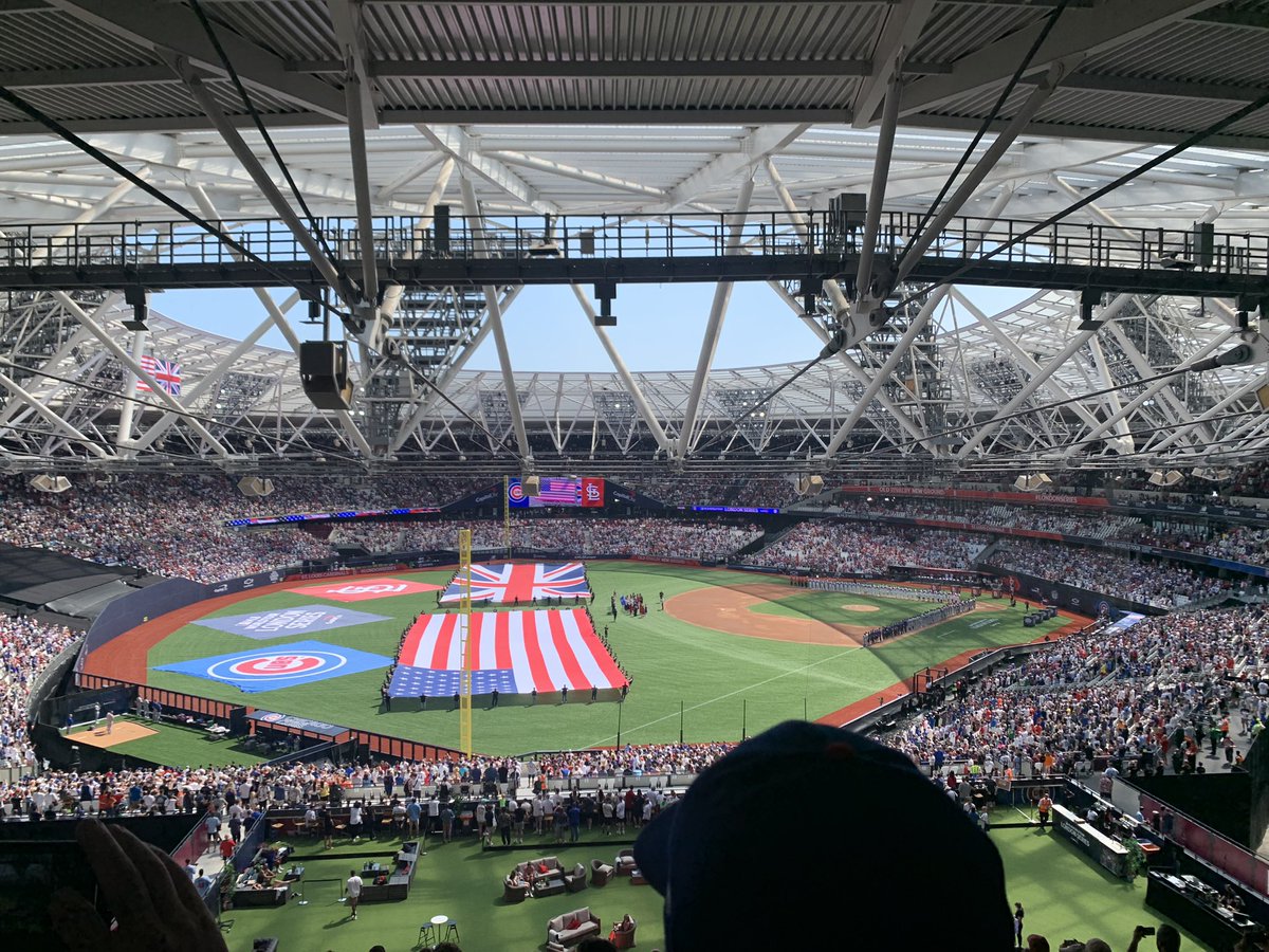 Stumpy7780's tweet image. Take me out to the ball game #LondonSeries