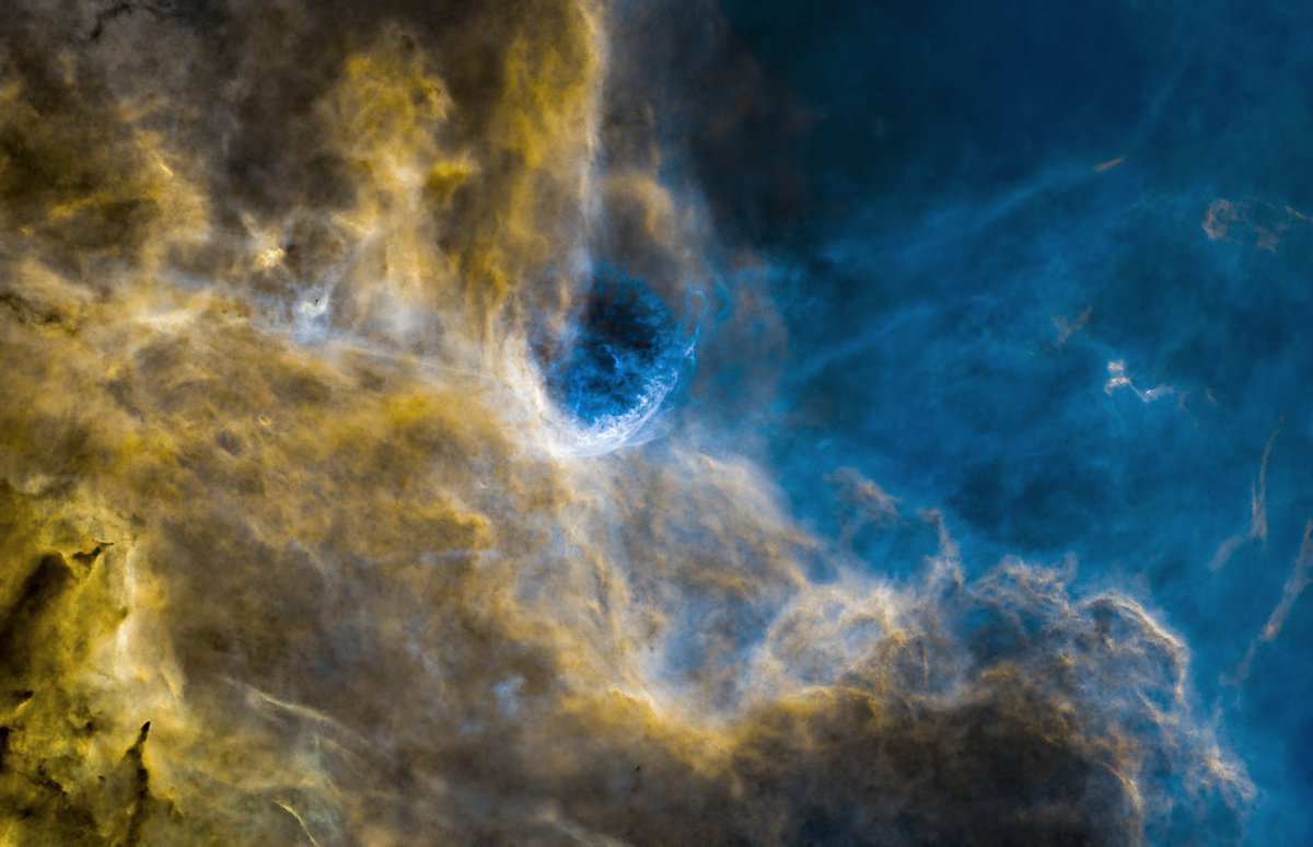 spainastro's tweet photo. #WR134 un remanente de súper nova muy popular por lo espectacular de su formal circular.

Versión sin estrellas, paleta SHO detalles que no podría haber sacado sin los nuevos flujos de trabajo en #pixinsigh https://t.co/6R7i9PJuov