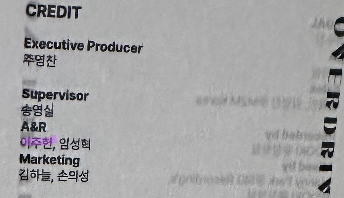 jooheon was credited in changkyun’s album as A&R 💛 (cr. @ I_M_eow )

(Artists and Repertoire is the division of a record label or music publishing company that is responsible for talent scouting and overseeing the artistic development of recording artists and songwriters)