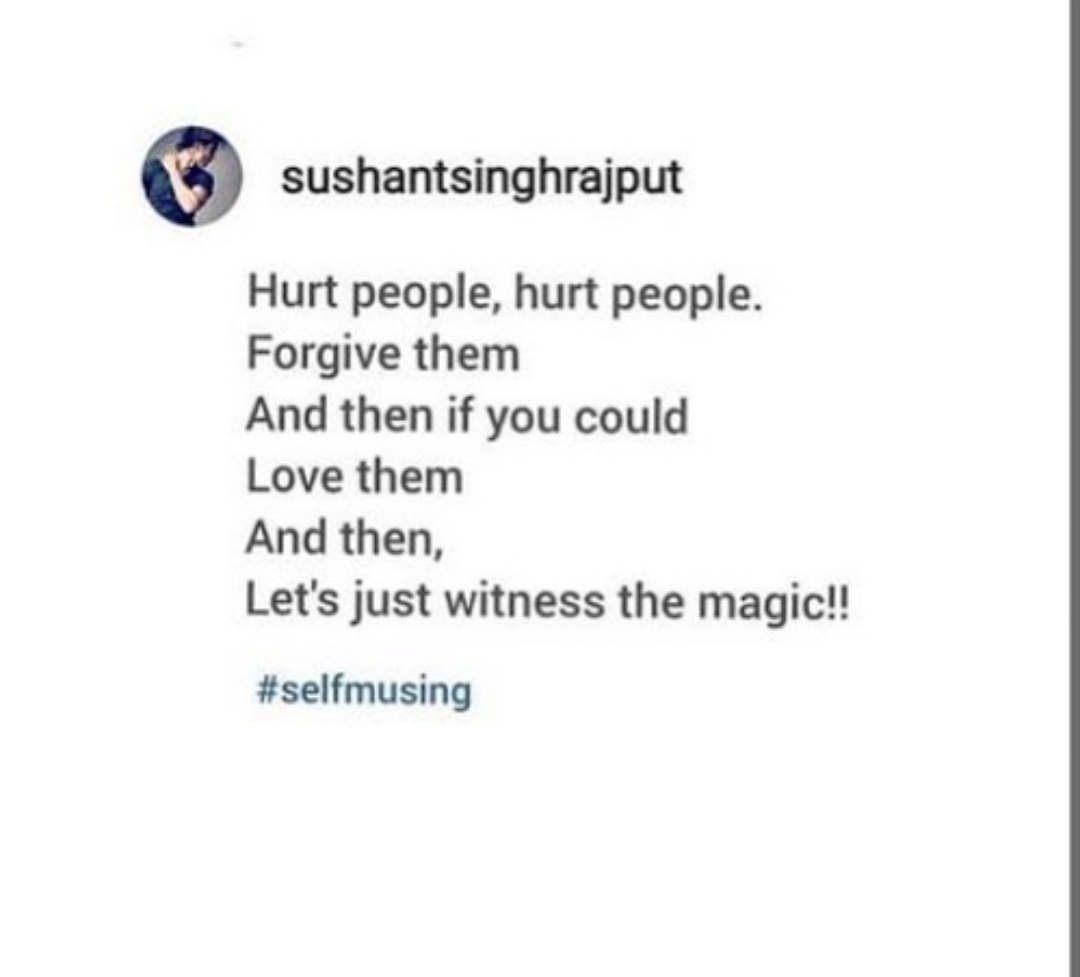 Selfmusings Of Sushant 💚