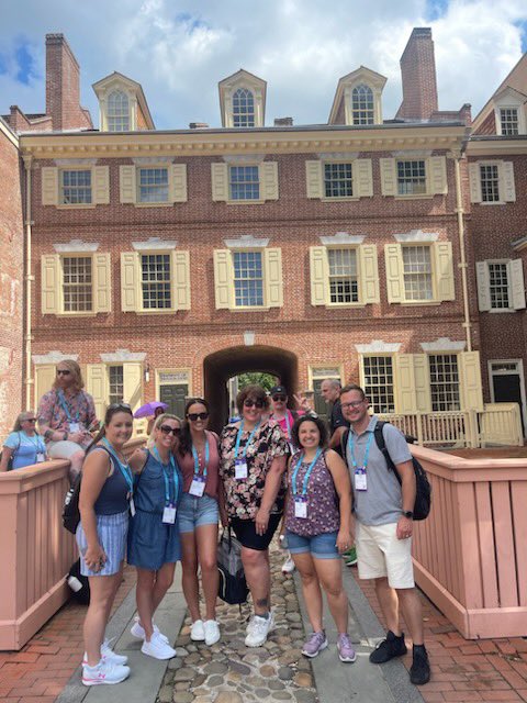 #ISTELive23 walking history tour.  #bringhistorytolife