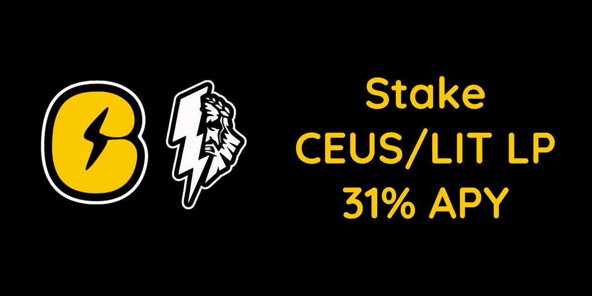 >31% currently for staking $CEUS + $LIT LP tokens in Coineus.app 
t.me/coineusportal 
#farm #stake #crypto $fuse