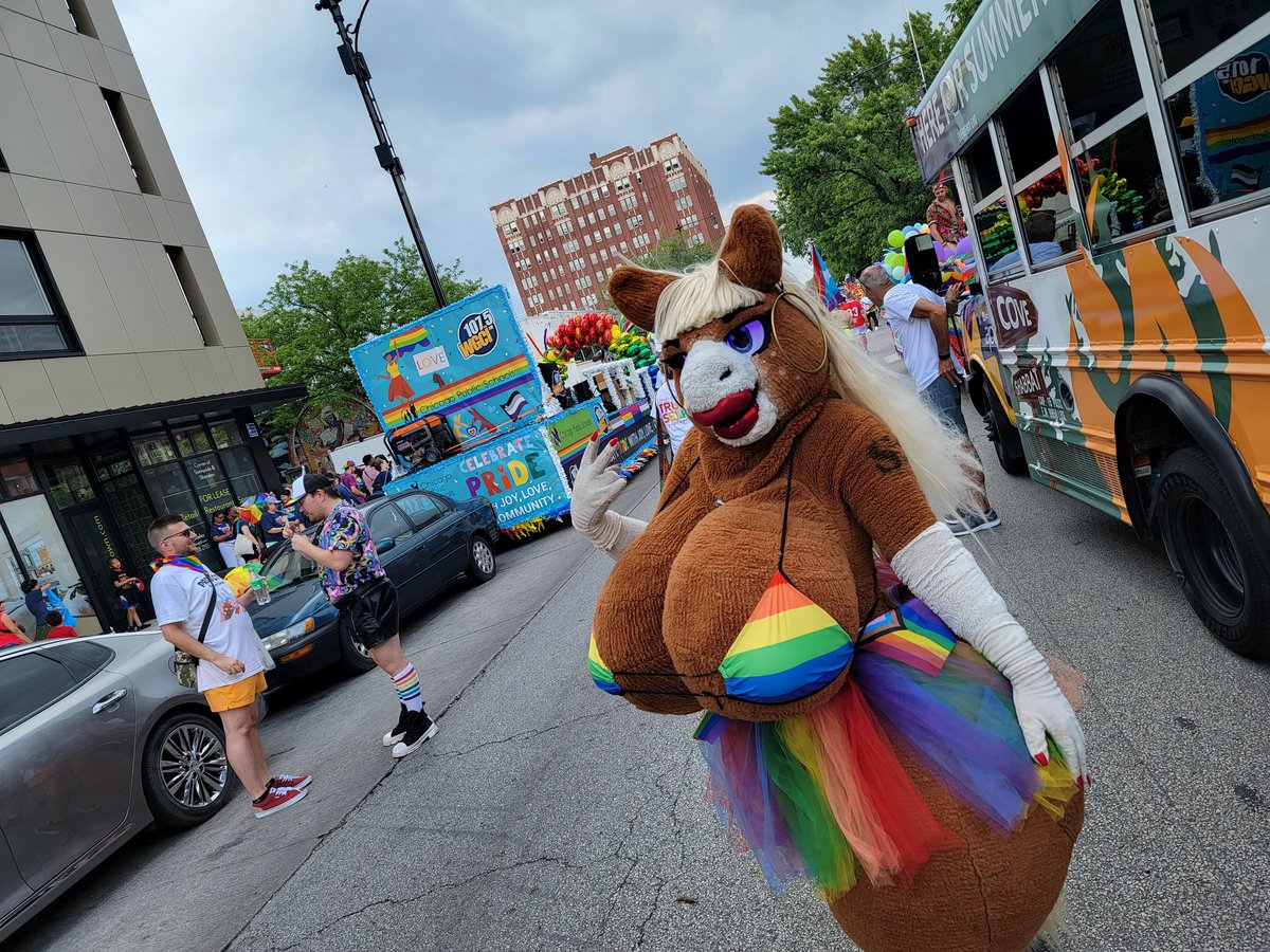 Here at Chicago Pride Parade 🏳️‍🌈🏳️‍⚧️