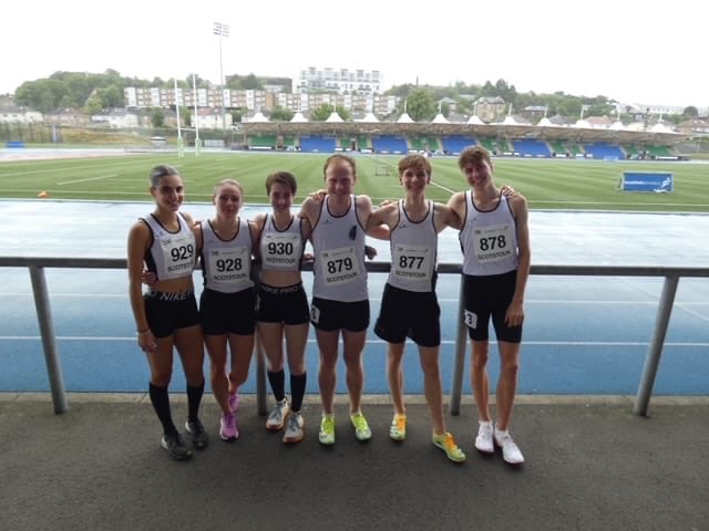 Great day for our seniors at Scottish Relay Champs. First ever National team title for a CAAC Senior women’s team with gold today in the 3x800m. Great first leg by Kirsty brought home by Olivia and Alice.  Both been through our club ranks since 9 year olds.  #CAACkids grown up.