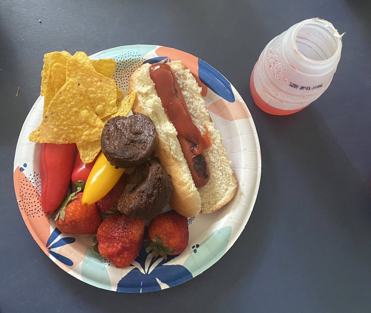 brothlover420's tweet photo. what i ate friday- pizza for dinner &amp; summer camp cookout for lunch https://t.co/1tjeebwoOn