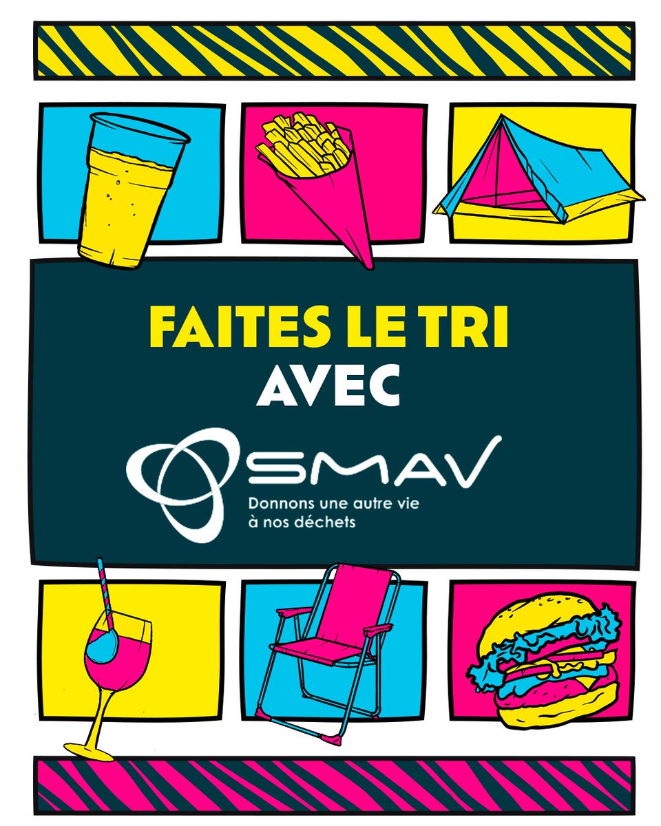 MainSquareFest's tweet photo. Nous améliorons tous les ans le tri des déchets du festival et leur revalorisation grâce au @SMAV62  et aux festivaliers ��️
La maîtrise des déchets du Main Square c’était en 2022 :
- 160 corbeilles de tri réparties sur le festival
- 50 agents en charge de la collecte https://t.co/5HC36PrS88