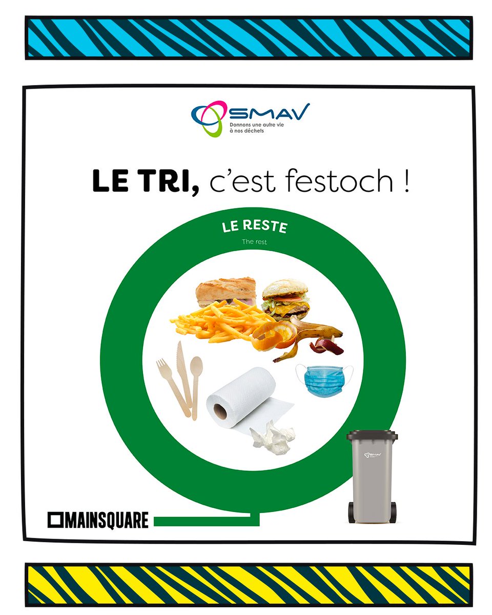 Nous améliorons tous les ans le tri des déchets du festival et leur revalorisation grâce au <a href="/SMAV62/">SMAV62 ♻️</a>  et aux festivaliers 🗑️
La maîtrise des déchets du Main Square c’était en 2022 :
- 160 corbeilles de tri réparties sur le festival
- 50 agents en charge de la collecte