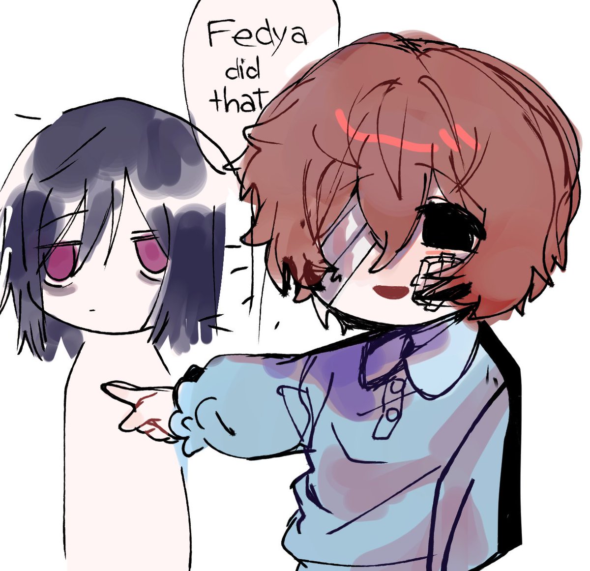 1662010idk's tweet photo. Kindergarten Au
#fyozai #ドス太 https://t.co/8NRKSM7jFs