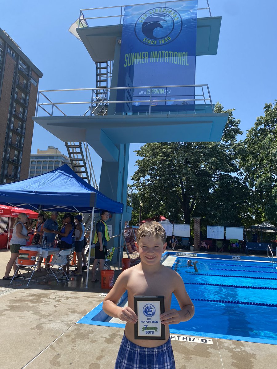 CSPInvite's tweet image. Joseph wins high point for the 7 year old Boys!