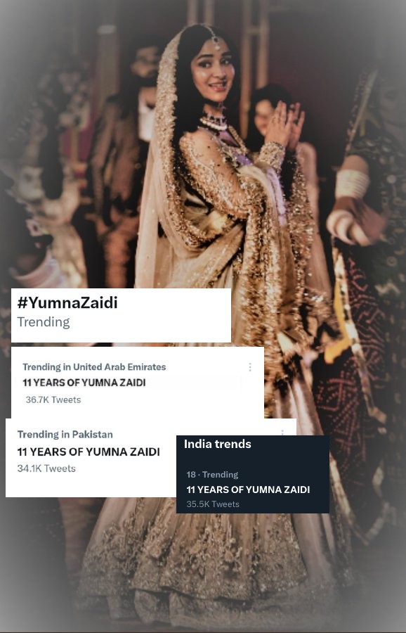 itshijabhere's tweet photo. she is trending everywhere 

11 YEARS OF YUMNA ZAIDI 
#Terebin https://t.co/ZKes0jFriA