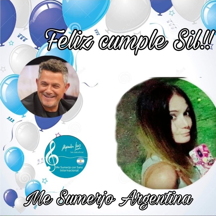 Hoy nuestra Sil da una nueva vuelta al sol 🎂y necesita más que tu mimo para que tenga un día especial!!! 😍❤️💌. Pasas por su buzón? 
Sanzera fiel como pocas!!!🎉🎉🎂🎂❤️❤️ <a href="/AlejandroSanz/">Alejandro Sanz</a> 👉💌💌 <a href="/SAF76/">SILVINA F :-)🎼⭐100% Sanzera 🇦🇷</a>
