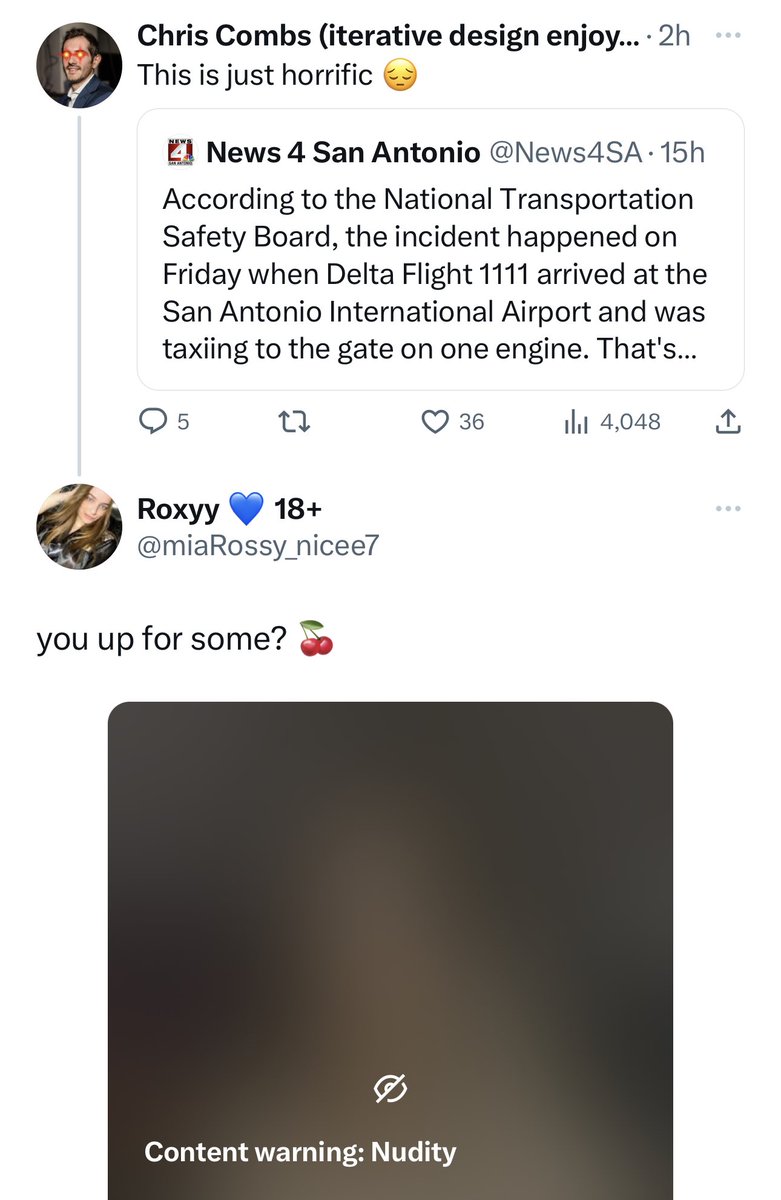 DrChrisCombs's tweet photo. Hey @elonmusk fix your terrible app https://t.co/Z1bo5jxKgn