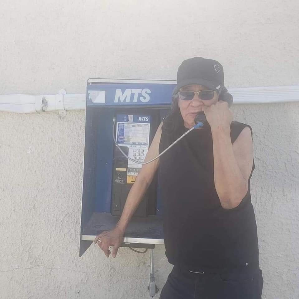 When she blocks you on everything so you have to call her on a payphone