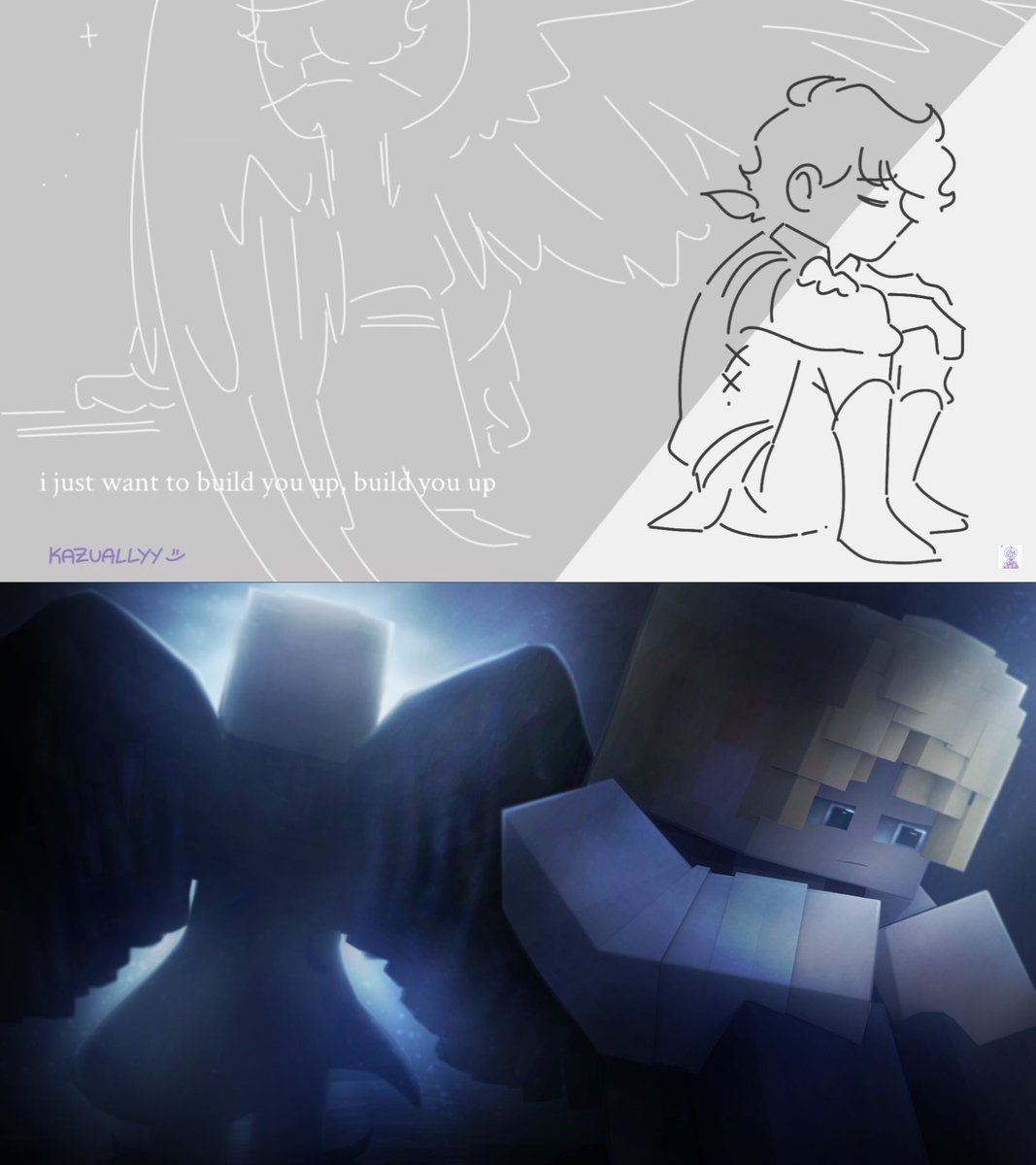 CreationMsgo's tweet image. 👀 Interesting fact

Preview for Chapter Three of screen adaptation of «Passerine» is inspired by «unconditionally»: youtu.be/rnxx6HIUMU8

Animatic by @Kazuallyy 

#Passerinefanart #sleepyboisinc #msgocreation