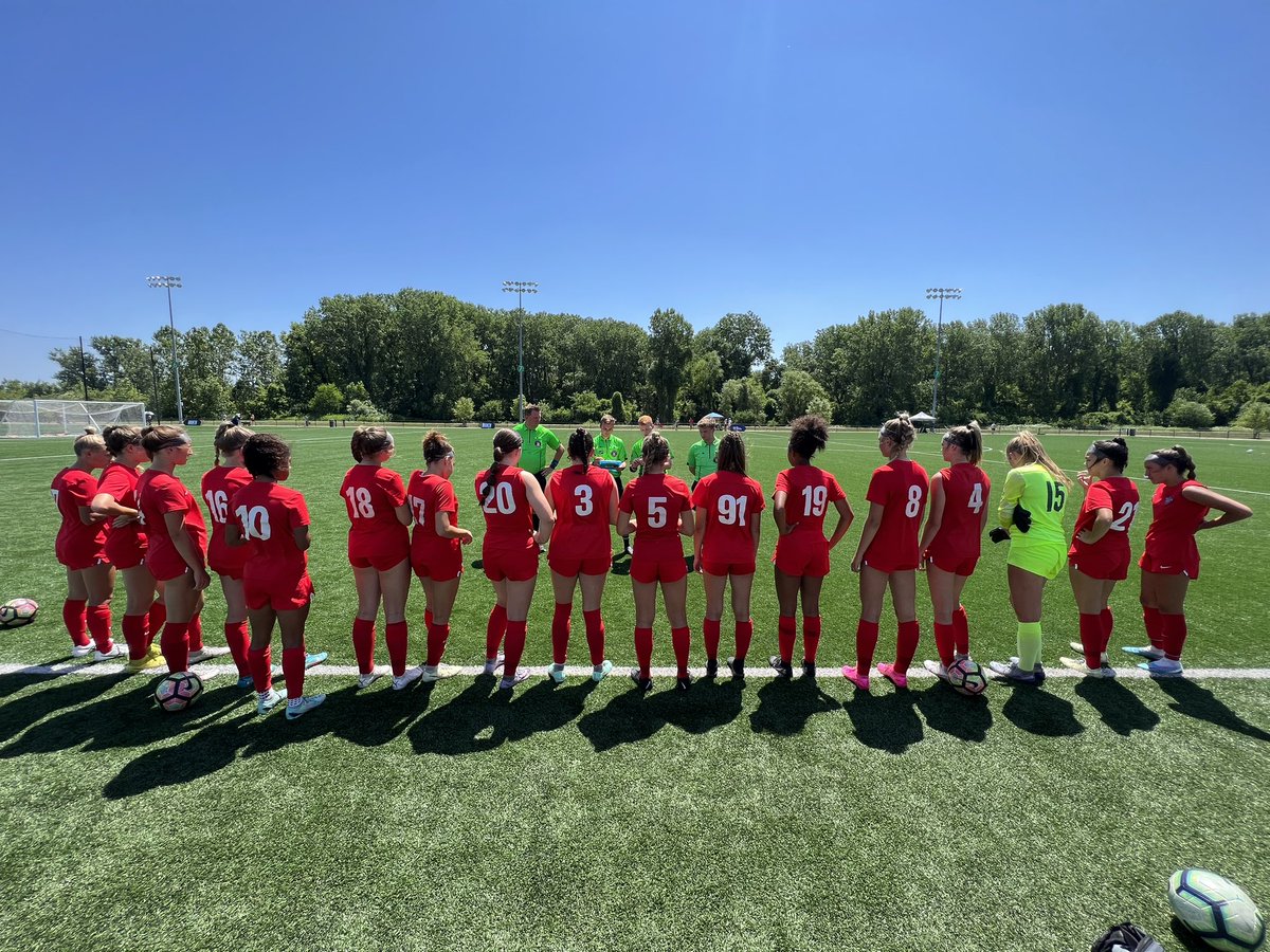 Another scorcher, but the ladies are ready to 🔥 it up in the all 🟥! Need a win or draw to advance to the <a href="/usyscups/">US Youth Soccer Cups</a> Midwest Regional semifinals!

🆚Missouri Rush 08
🏟 Creve Coeur Park Soccer Complex
⏰ Noon

#ROADtoFL #FORitALL #KSYouthSoccer #together #FusionFamily <a href="/kcfusionsc/">KC Fusion</a>