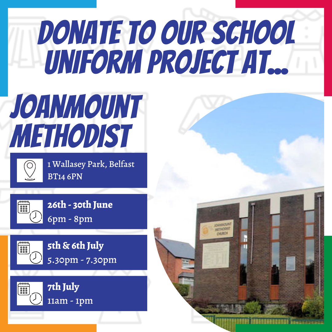ROC_NI's tweet photo. This week for our School Uniform Projects, we have some donation dates opening in #ballysillan #northbelfast #westbelfast and #ballybeen

Please donate any brand new or pre-loved school uniform items to these projects! 

#schooluniformproject #rocnorthernireland https://t.co/jqCT8SXwU6