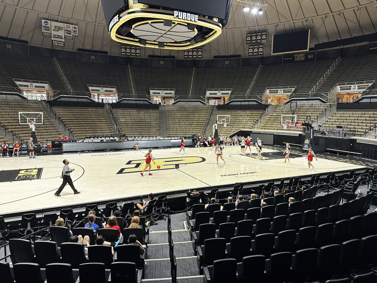 Wrapped up our Purdue weekend today with a W at Mackey !