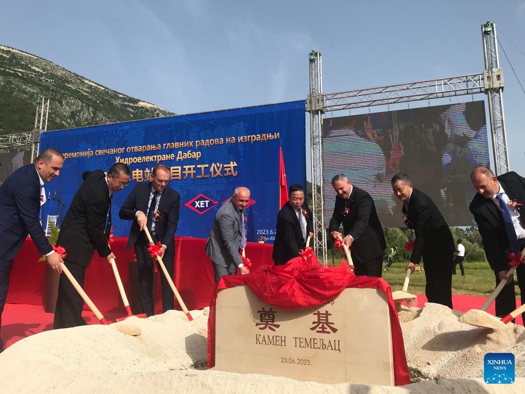 Central and Eastern Europe's largest hydropower plant to be built by Chinese firm breaks ground #BeltandRoad bit.ly/3JxzZ7P