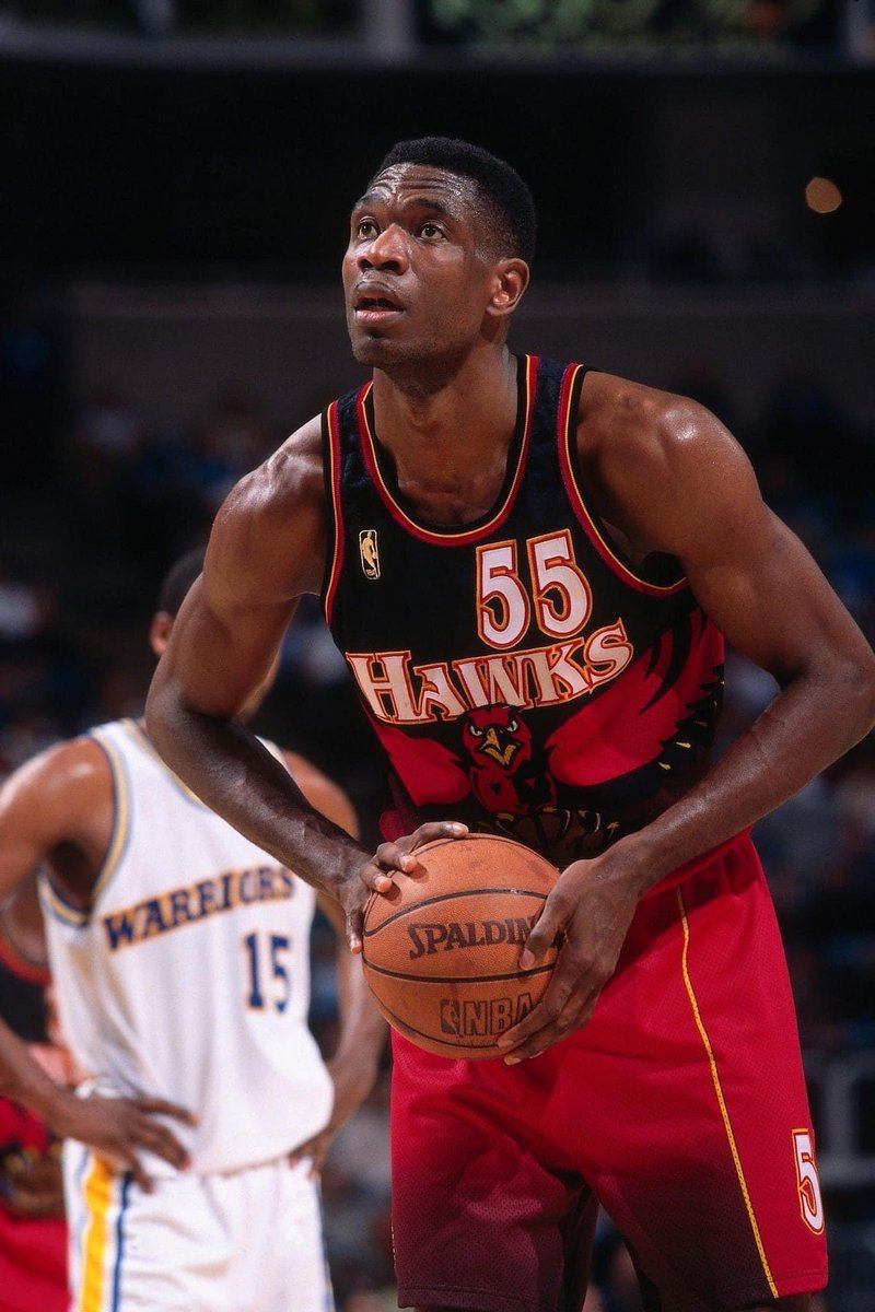 PoVMasonSports's tweet photo. Happy 57th Birthday to one of only two (Ben Wallace) four-time DPOY award winners in NBA history.
@officialmutombo #MountMutombo #HoyaParanoia #KinshasaCongo #FingerWag https://t.co/aUW1D5JHIW