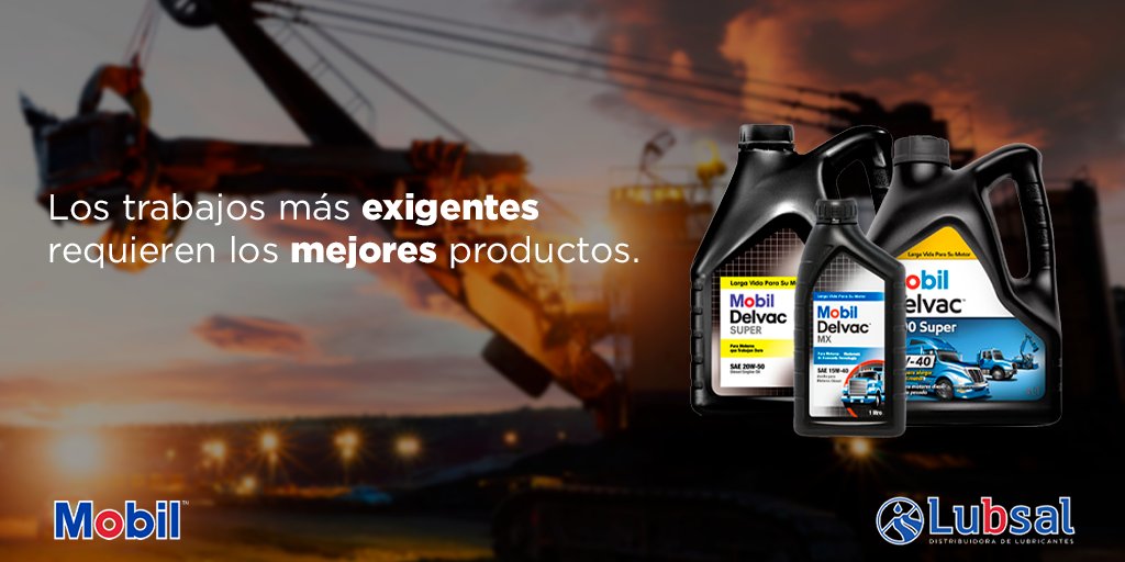 Lubsal1's tweet photo. En Lubsal contamos con una amplia gama de productos Mobil para maquinaria pesada y minería.

¡Lo que necesites puedes encontrarlo en Lubsal!

#Lubsal #Mobil #Iquique https://t.co/XjIlJdGQ2V