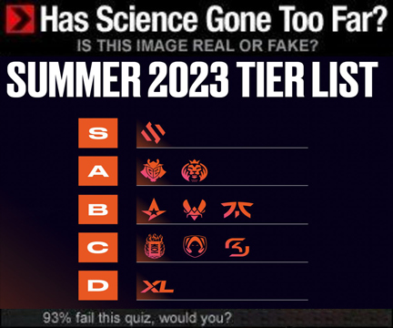 GIANTXLeague's tweet photo. Why is D tier team beating S tier team??? https://t.co/OBxdzwUD9E