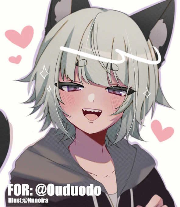 Cute doodle for my cute friend  (  )