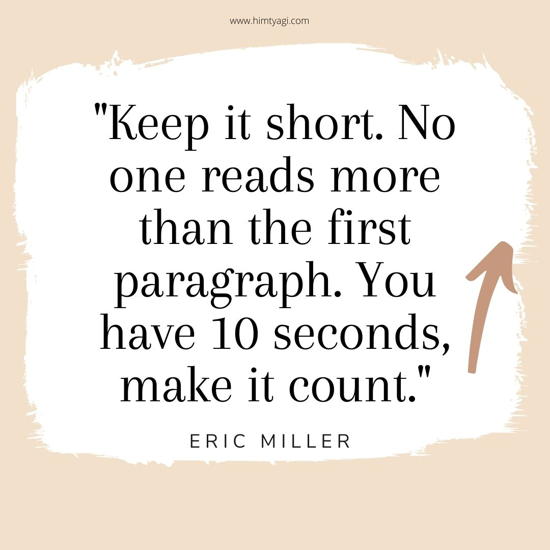 Keep it short. Make it count'.
#contentmarketing