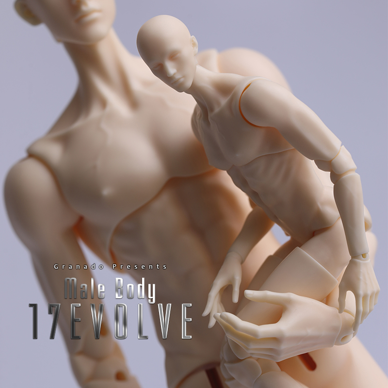 Male Body 17Evolve, 17cm in height.
Choose from four available heads.
Now available starting today!
News: doll-granado.com/post/male-body…

#granado #granadodoll #bjd #doll #MaleBody17Evolve #NewArrival