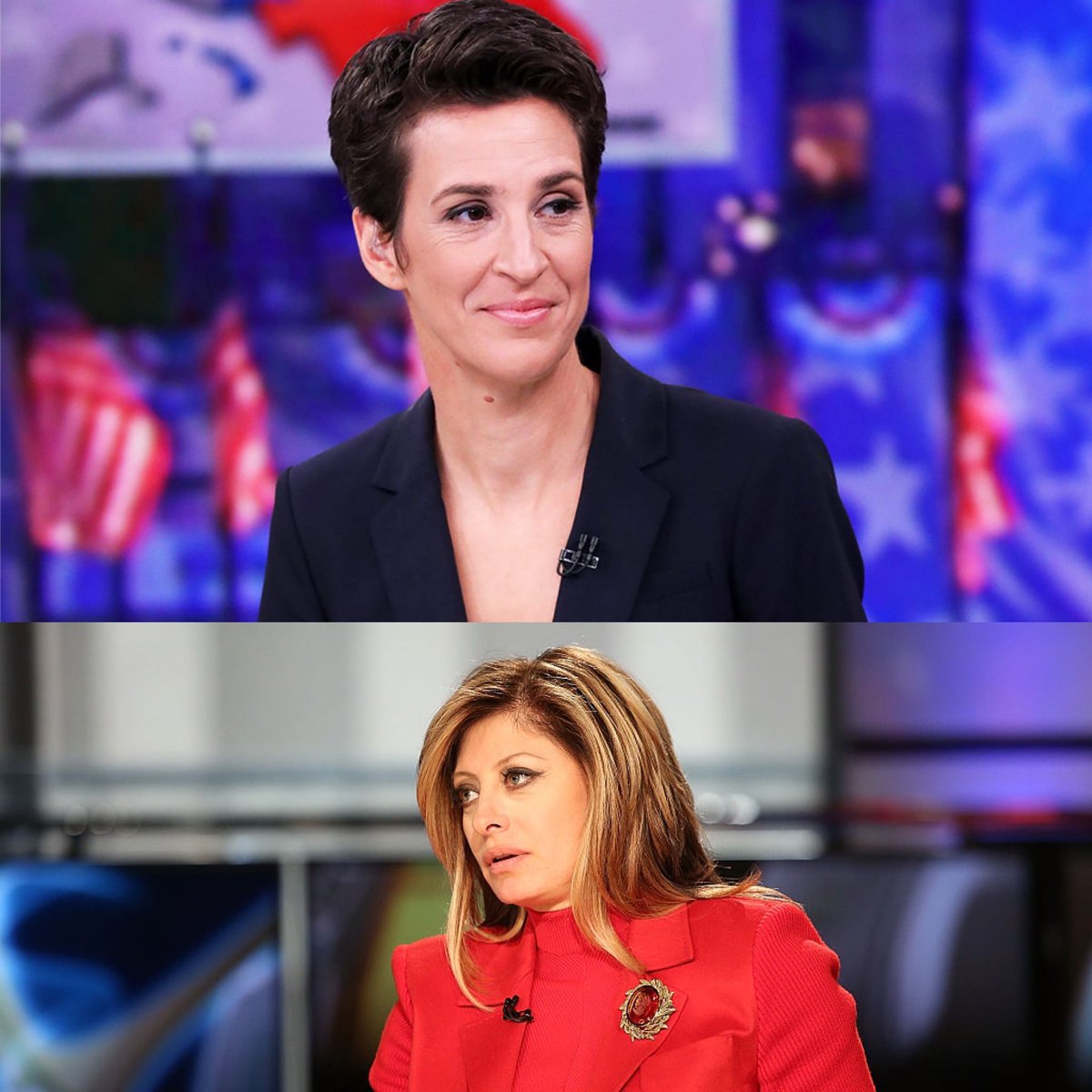 Who is a better journalist, Rachel Maddow or Maria Bartiromo? 🤔💙