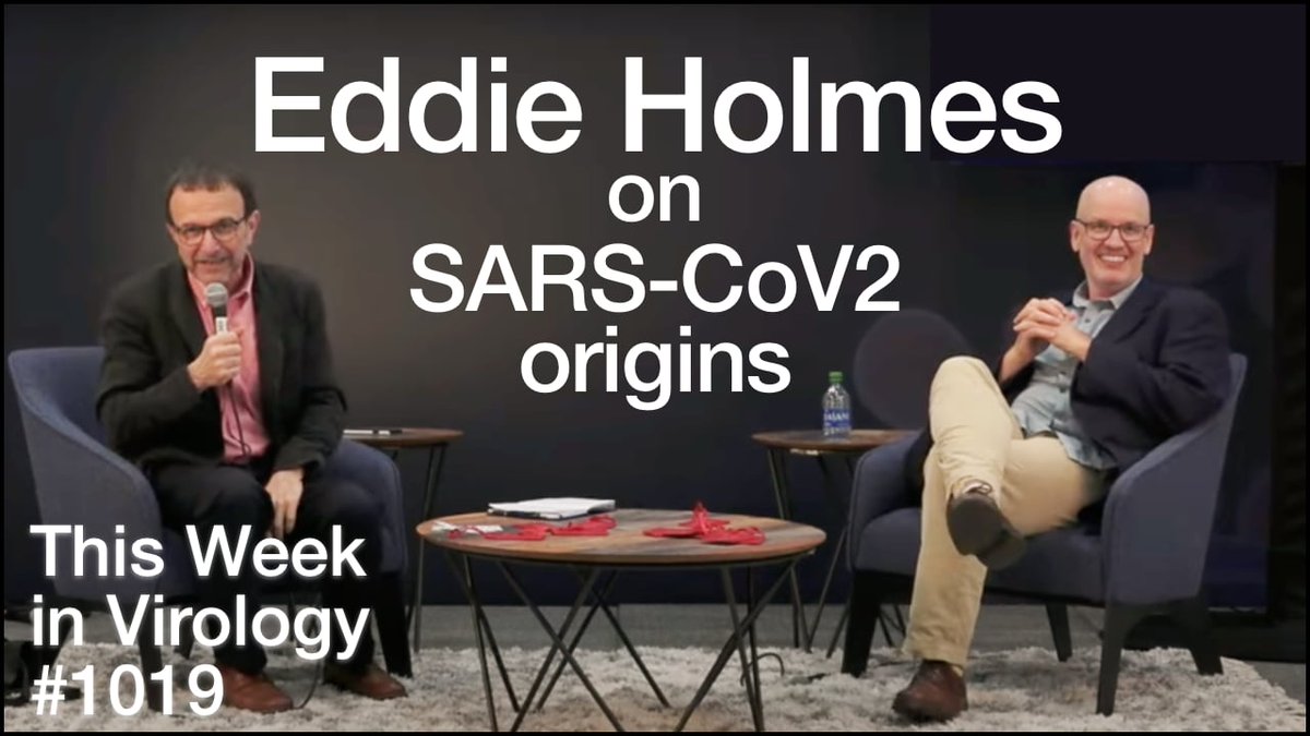 From ASM Microbe in Houston, Texas, Vincent speaks with Eddie Holmes about the evidence that SARS-CoV-2 spilled over into humans in the Huanan Market in Wuhan, absence of evidence for other origins &amp; his work on the virosphere. 📺 bit.ly/3PrqBpZ