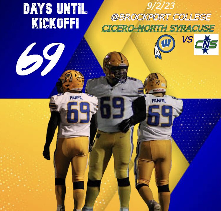 Only 69 Days remaining until our men take on CNS @ SUNY Brockport! Be there!!!
Time: 3:00